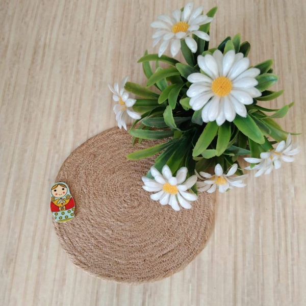 Set de posavasos Matrioshkas